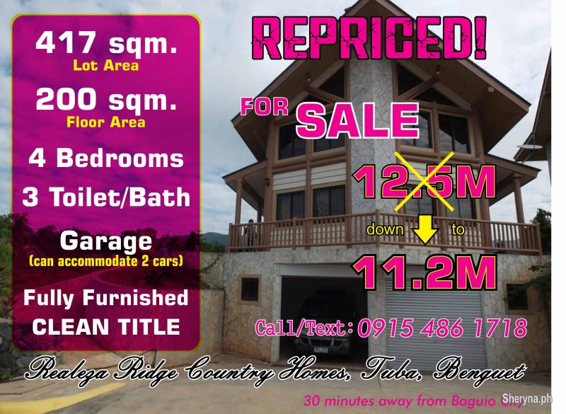 Repriced! House and Lot (Baguio)